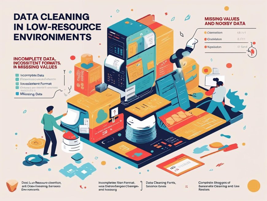 Data Cleaning Challenges in Low-Resource Environments